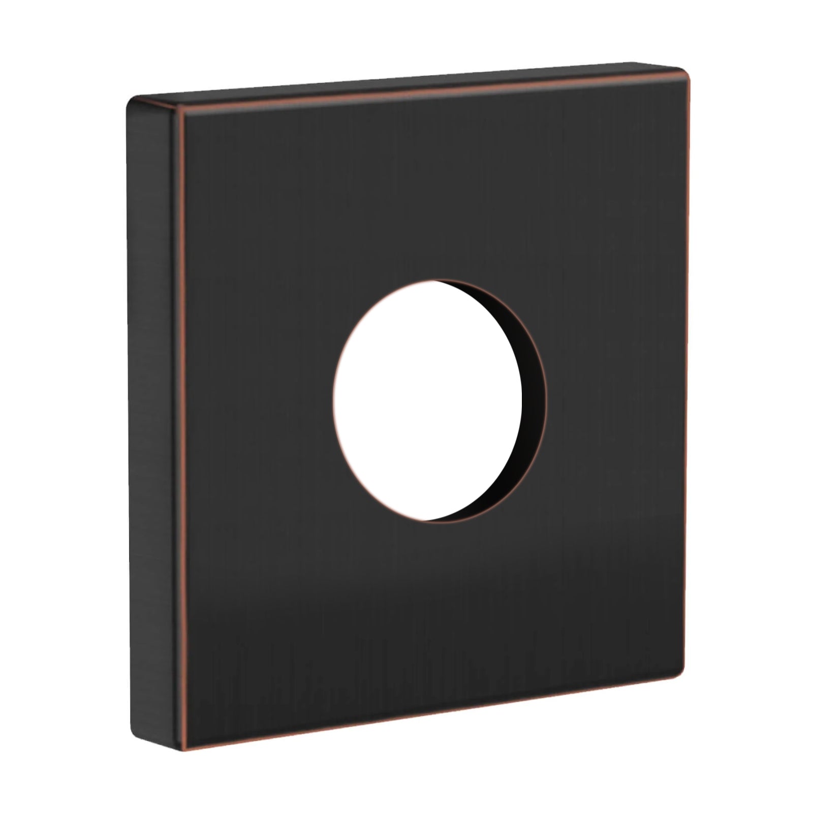 Heyalan Shower Arm Flange Plate, 1pc Modern Shower Escutcheon Cover Plate 2.5'', Universal Shower Head Arm Replacement Cover Plate, Square Escutcheon Wall Cover