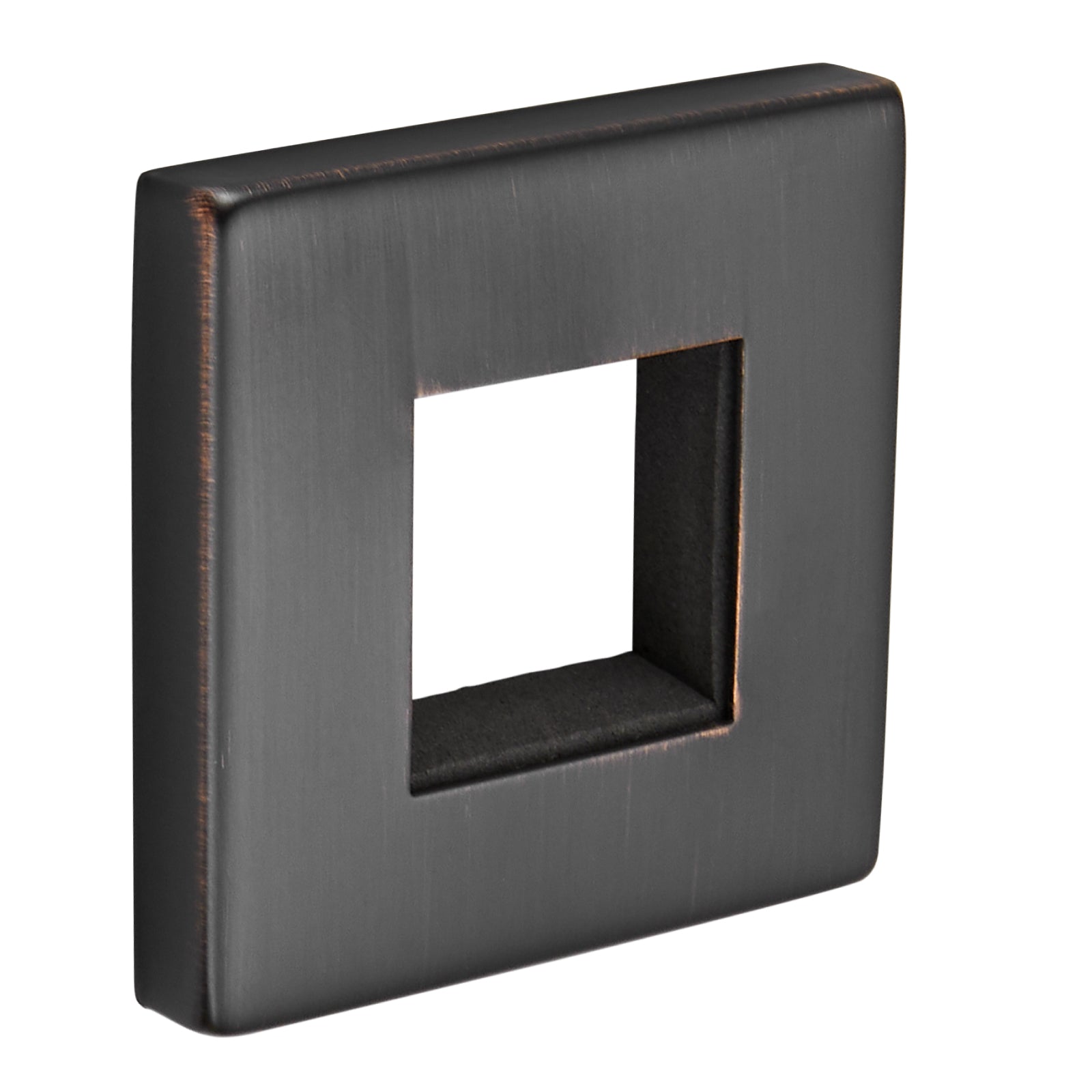 Heyalan Hand-held Shower Holder Flange Plate Modern Shower Escutcheon Cover Plate 2.5'' Shower Wand Bracket Replacement Cover Plate, Square Escutcheon Wall Cover 1pc