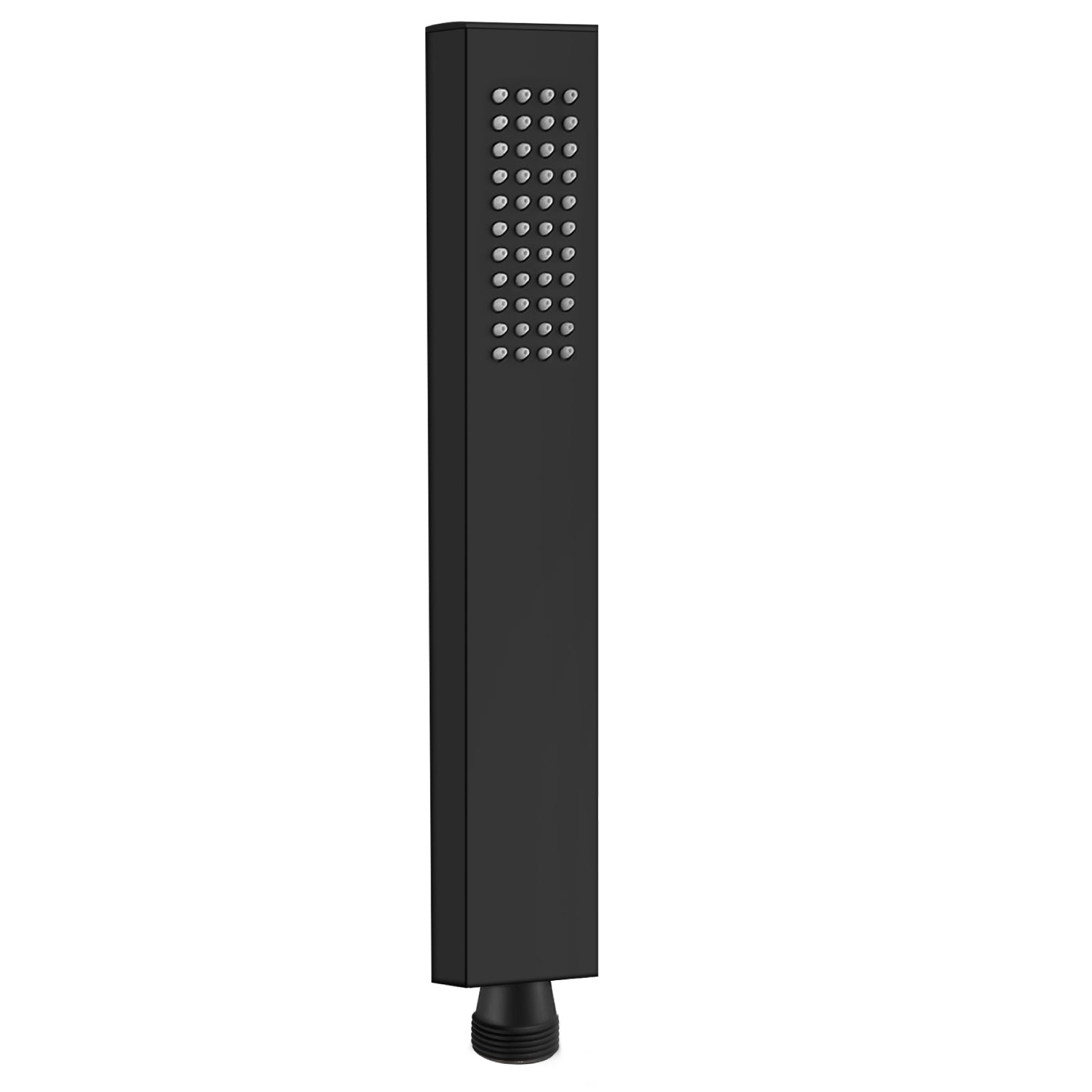 Heyalan Hand Shower Spray SUS304 Stainless Steel Handheld Shower Wand Single Function Pressure Luxury Handheld Shower Straight High Hand Shower Set High Flow Rectangle