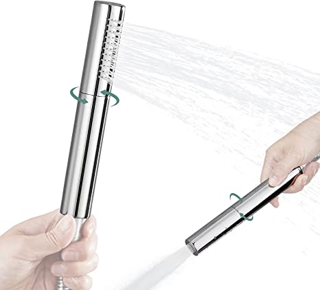 Heyalan Brass Handheld Shower Spray 2 in 1 Function Handheld Shower High Pressure Dual Function Luxury Hand Shower Set High Flow Hand Shower Wand Only