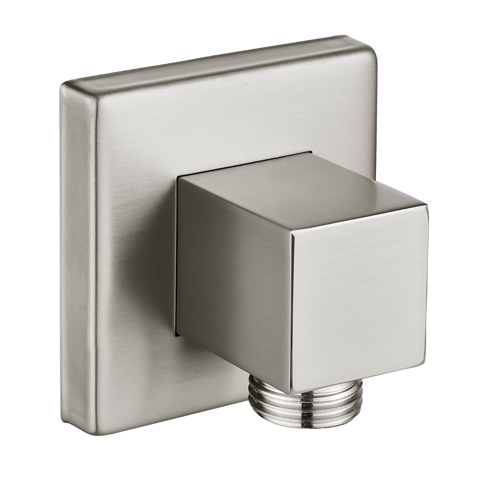 Shower 90° Wall Supply Elbow Square Shower Hose Connector for Shower Handheld without Shower hand and Hose Wall Mount Supply Shower Cradle Fixed Brass Heyalan Shower Elbow