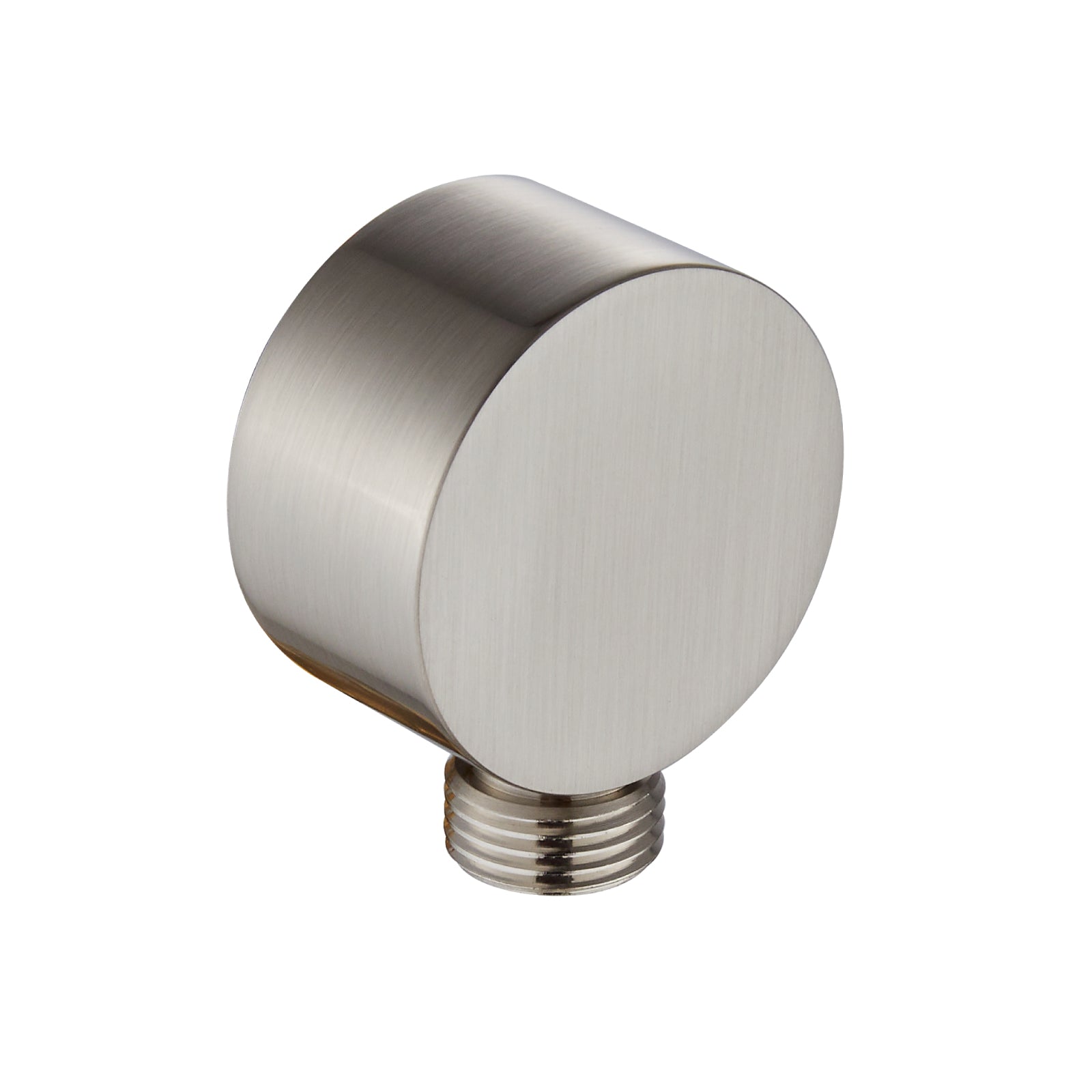 Wall Mount Shower Hose Connector for Shower Handheld Brass Round Handheld Wall Supply Shower Elbow Without Shower Hand and Hose Heyalan