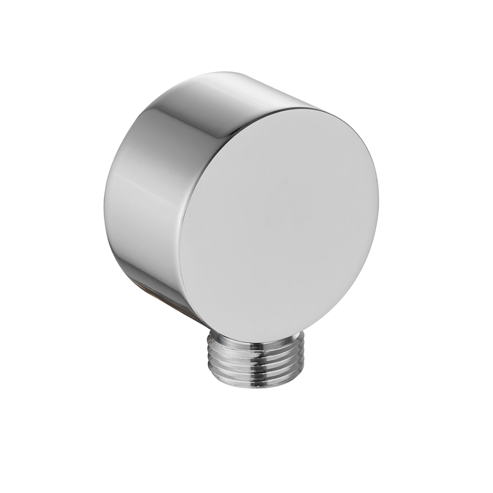 Wall Mount Shower Hose Connector for Shower Handheld Brass Round Handheld Wall Supply Shower Elbow Without Shower Hand and Hose Heyalan