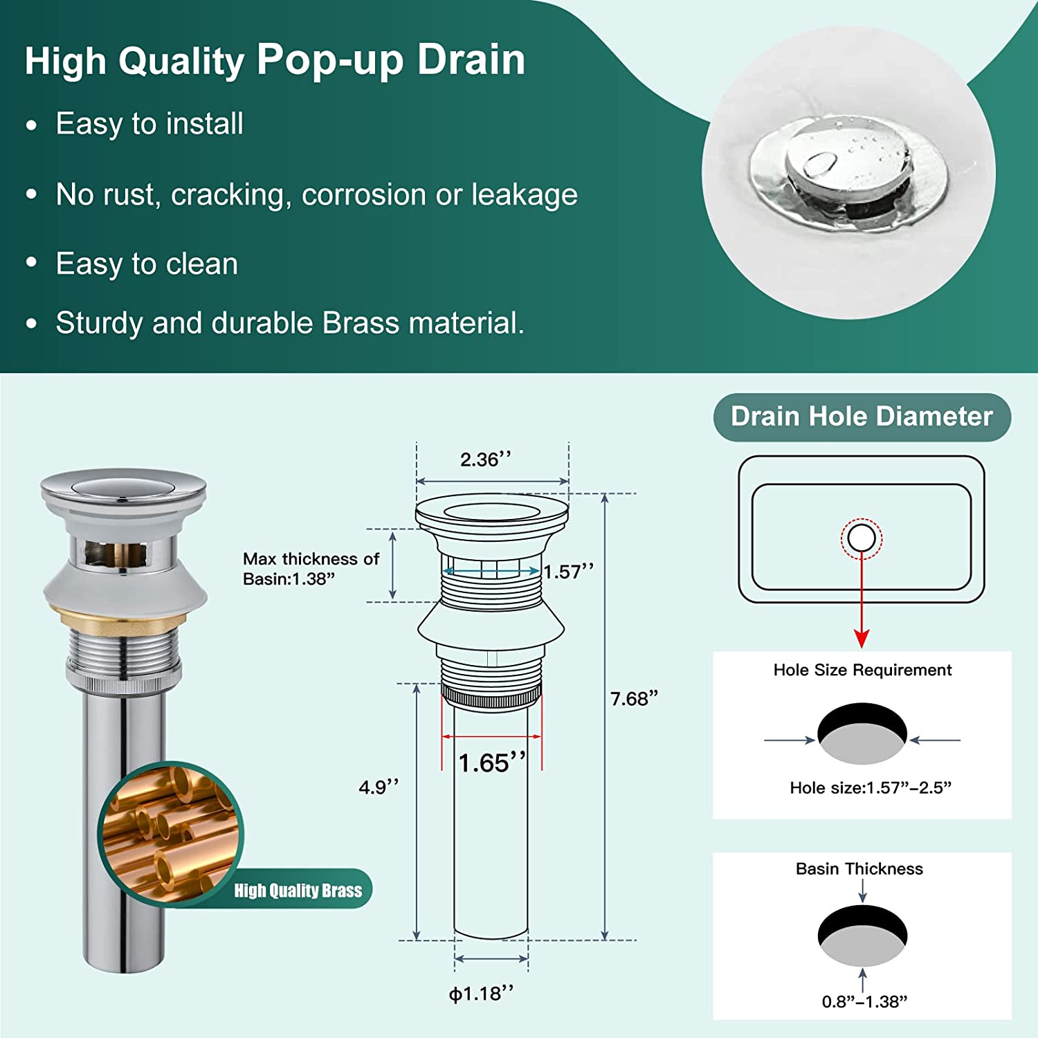 Bathroom Sink Overflow Faucet Single Hole One Handle with Pop Up Drain Assembly Deck Mount Vanity Mixer Tap Lavatory Included