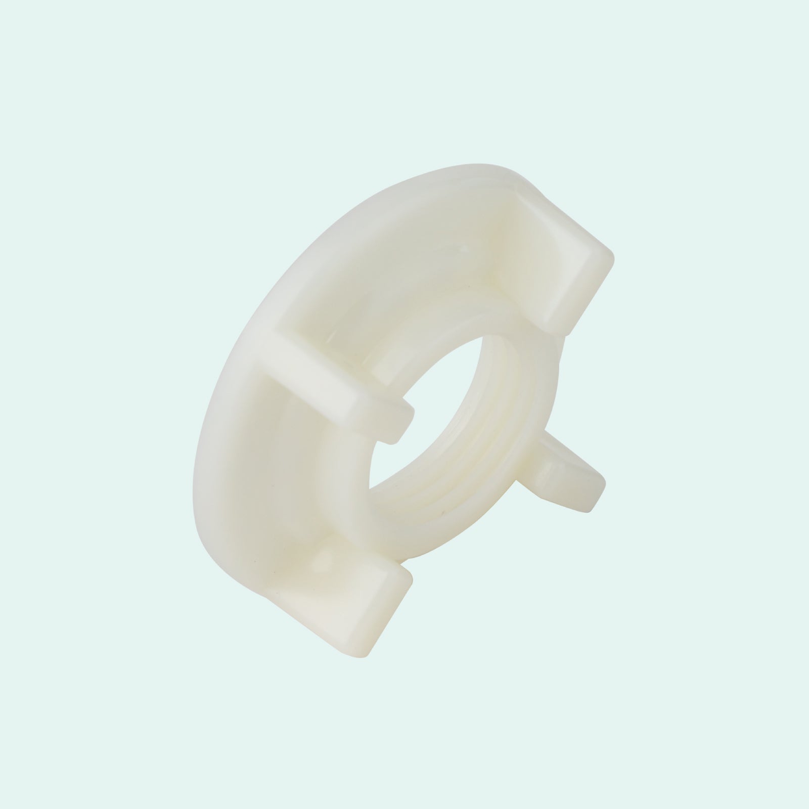 Heyalan Faucet Lock Nut 1 PC 1/2" NPT Female Thread White Coupling Nut Durable Plastic Locknut