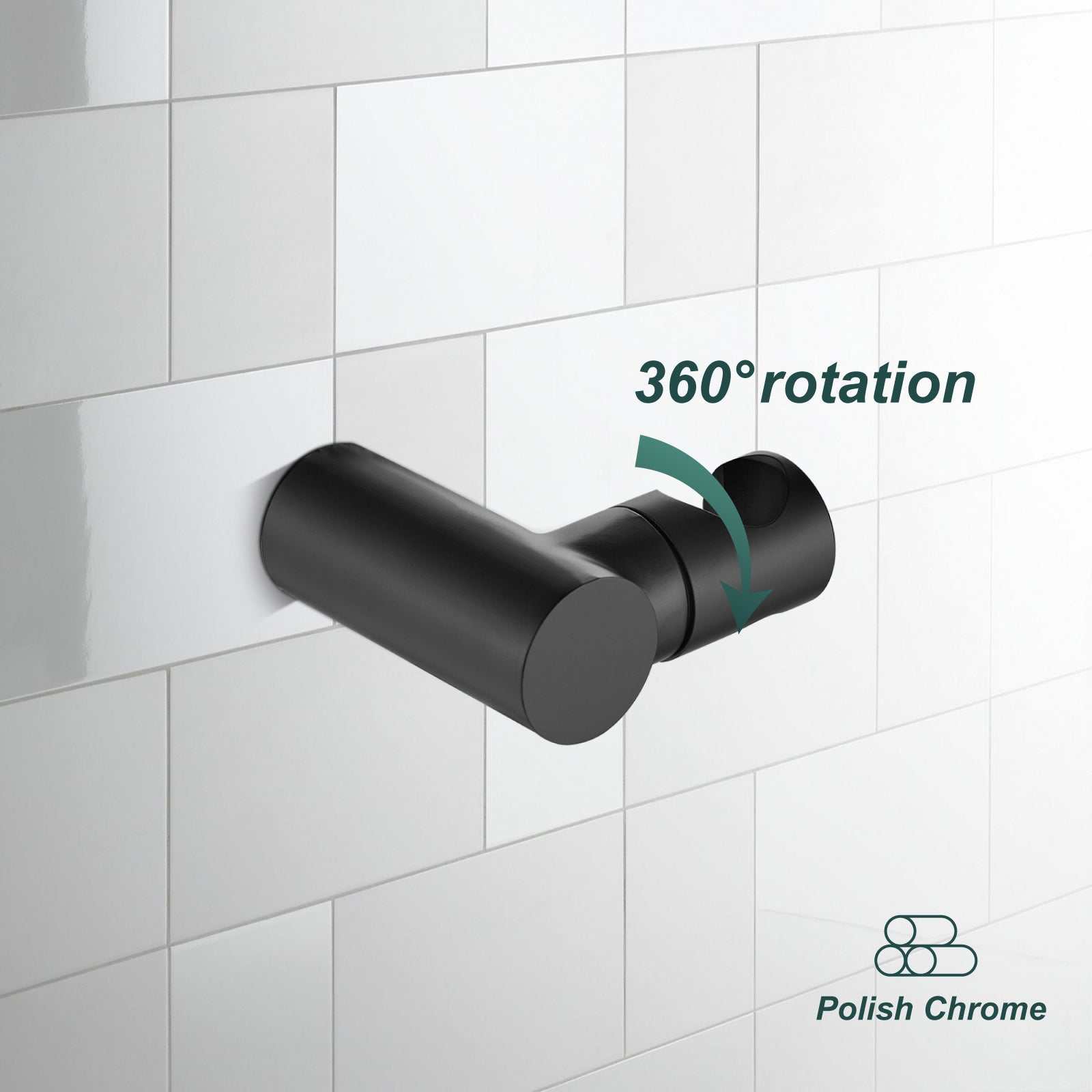 Shower Wand Holder Handheld Shower Holder Shower Sprayer Bracket Shower Handheld Bracket Shower Hand Holder Wall Mount Modern Heyalan Shower Bracket for Handheld Shower