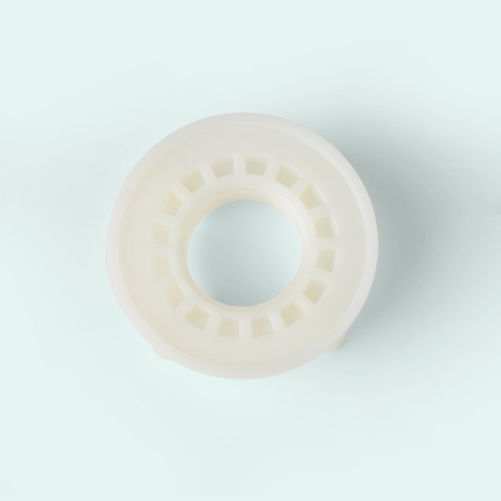Heyalan Faucet Lock Nut 1 PC 1/2" NPT Female Thread White Coupling Nut Durable Plastic Locknut
