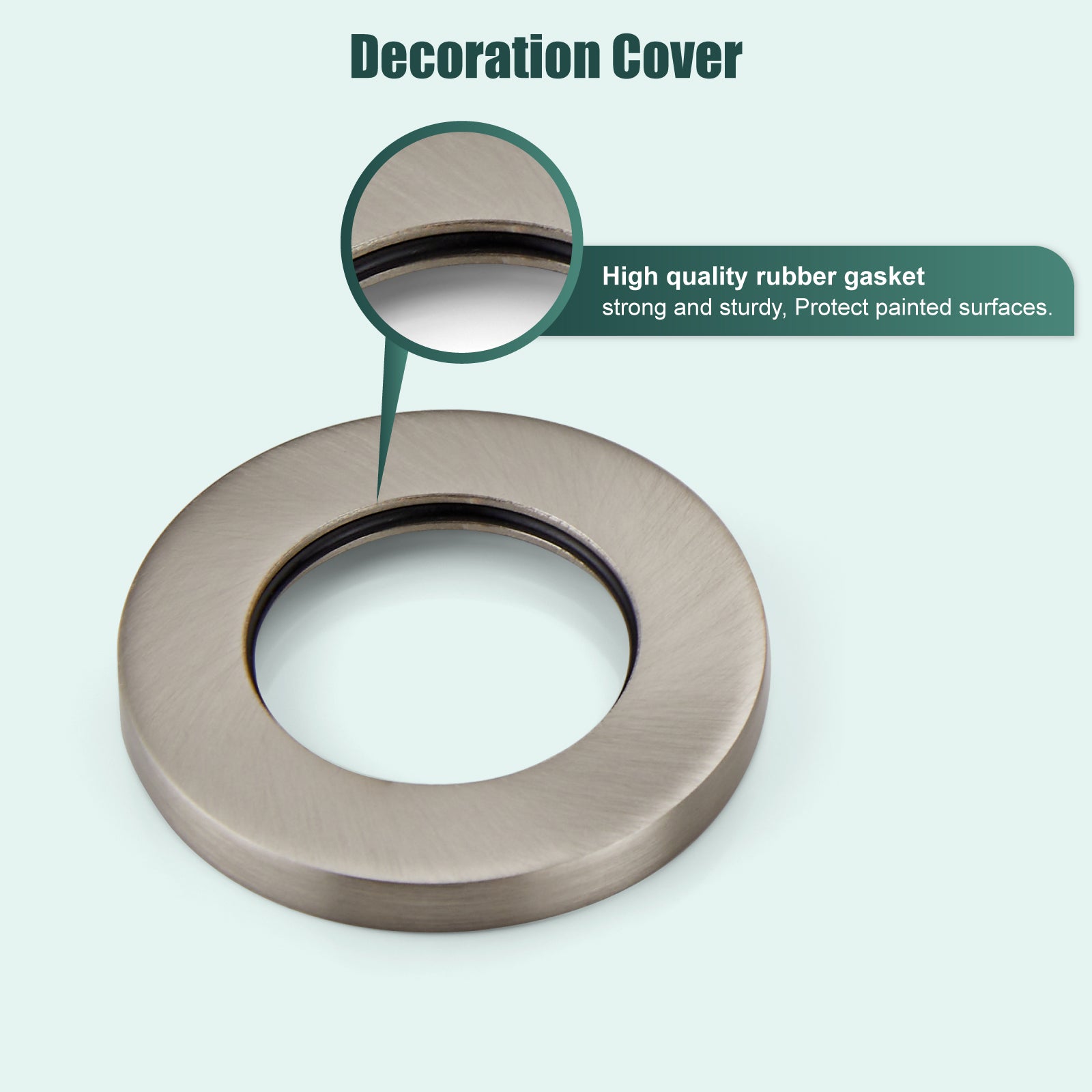 Shower Wand Holder with Round Cover Connecting Hose Shower Hand Bracket Wall Mount Shower Handheld Holder Heyalan Extension Arm Brass Contemporary Handheld Shower Holder