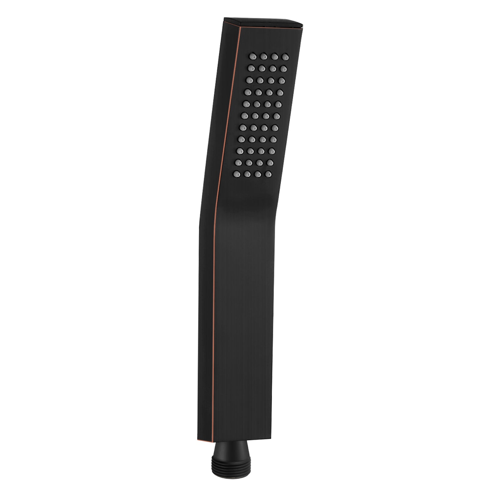 Heyalan Shower Wand SUS304 Stainless Steel Handheld Single Function Handheld Shower High Pressure Luxury Hand Shower Set High Flow Rectangle Curved Hand Shower Spray